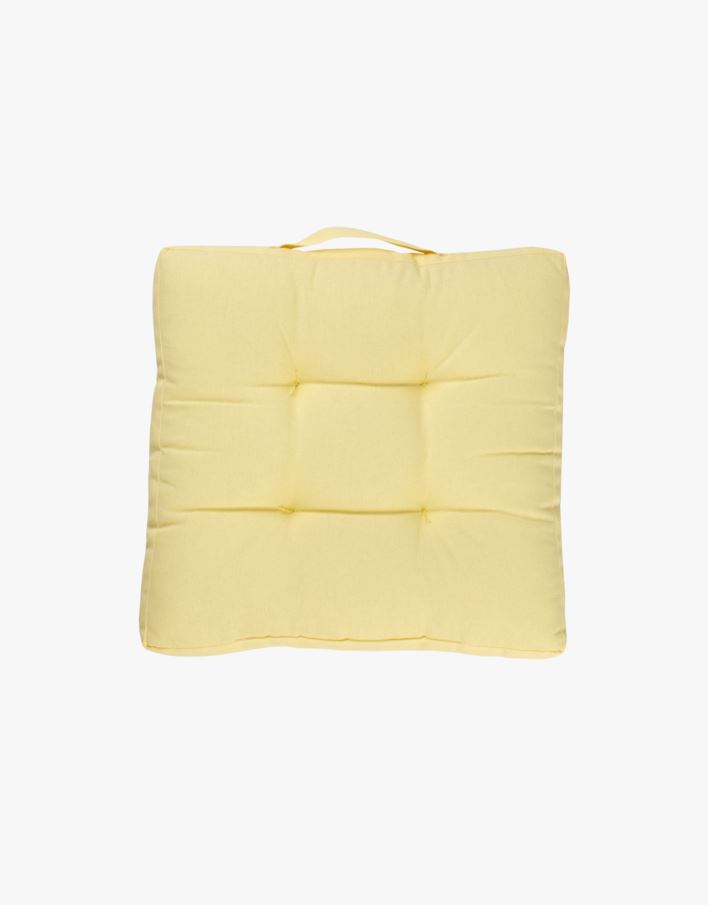 Sittepute gul - 40x40x5 cm gul - 1