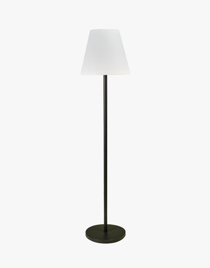 Led gulvlampe svart/hvit - 35x150 cm svart/hvit - 1