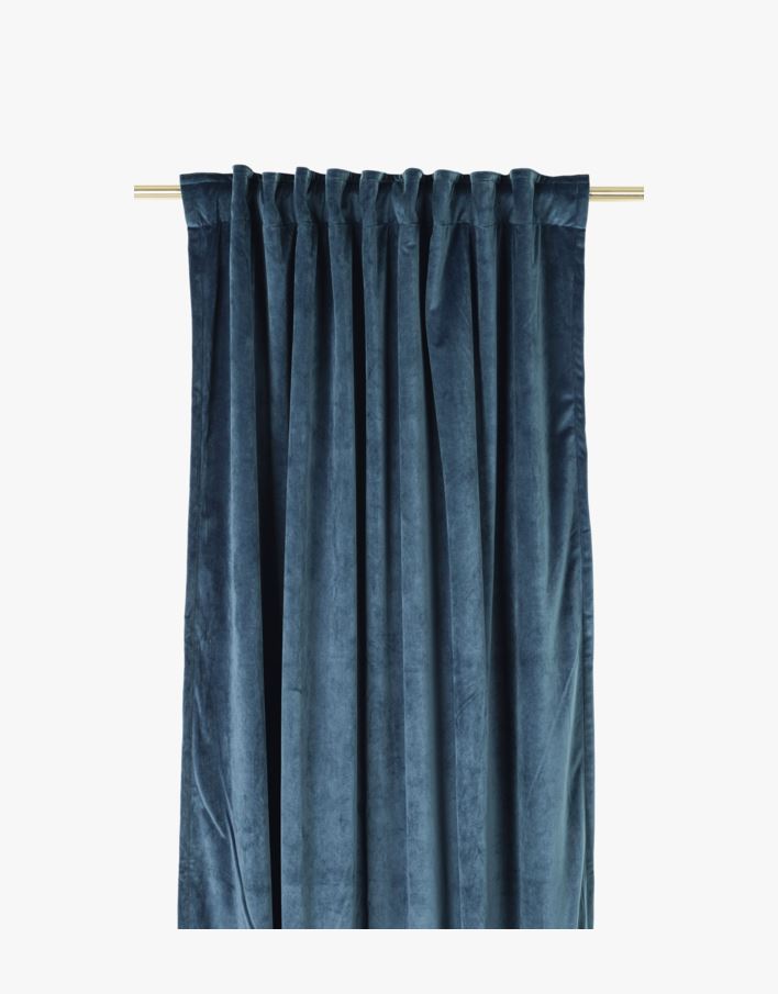 Lysdempende gardin blå - 140x160 cm blå - 1