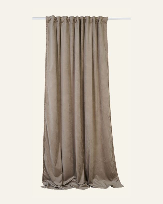 Lysdempende gardin taupe - 140x220 cm taupe - 1