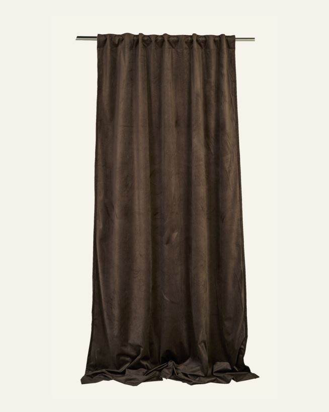 Lysdempende gardin mørk brun - 140x240 cm mørk brun - 1