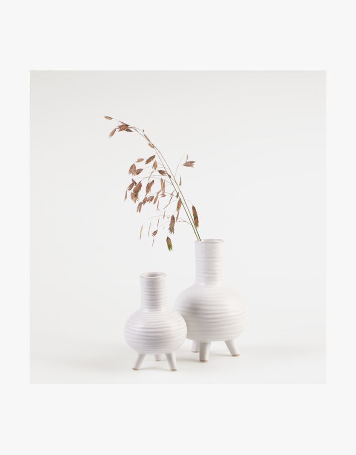 Vase hvit - 10,5x10,5x15,5 cm hvit - 1
