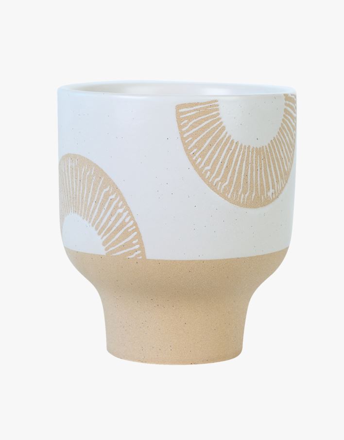 Blomsterpotte multi hvit - 12x12x13,5 cm multi hvit - 1