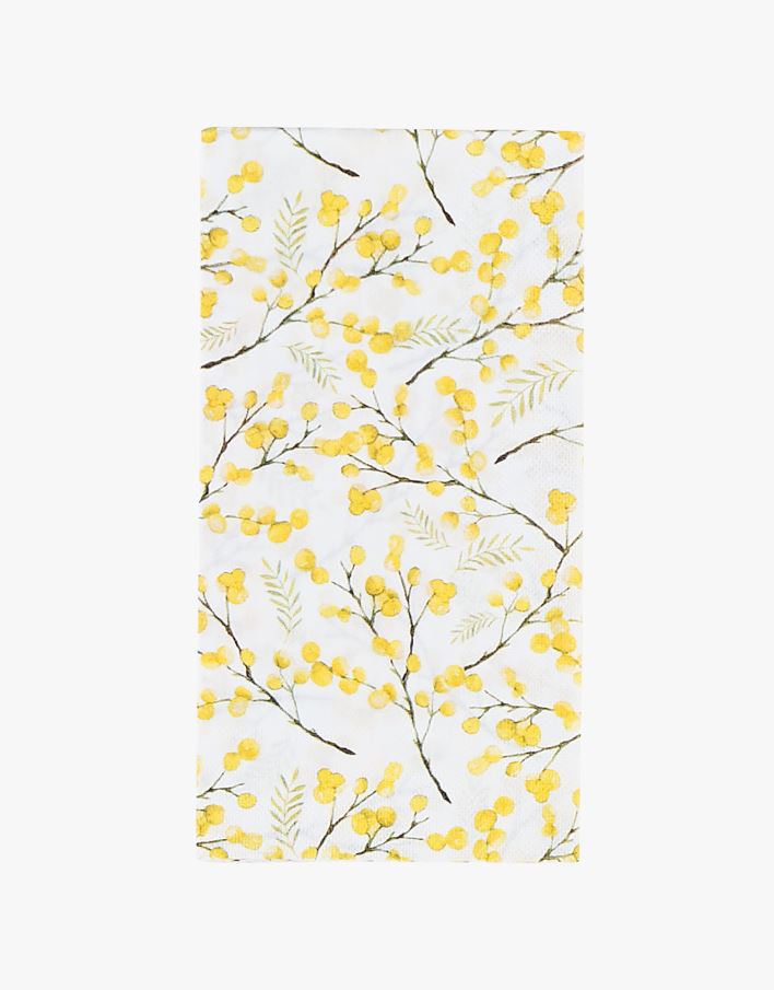 Buffet papirservietter gul - 33x42 cm gul - 1