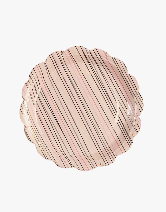 Papptallerken multi - ø 22,5 multi - 1