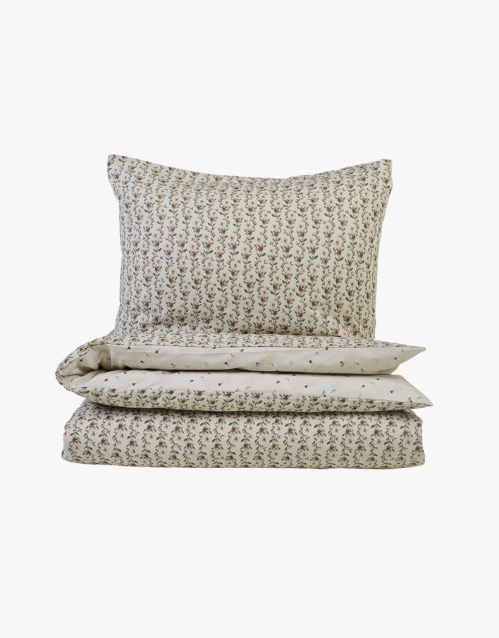 Percale sengesett olivengrønn - 140x200 cm olivengrønn - 1