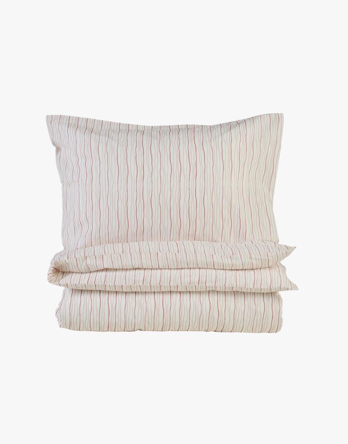 Bomull sengesett rosa - 140x200 cm rosa - 1