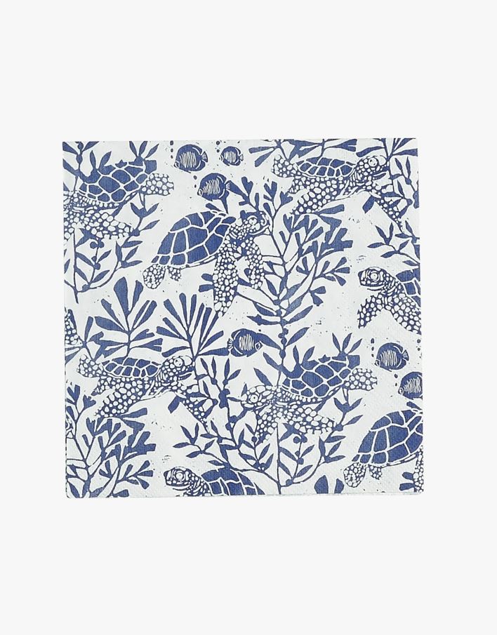 Papirservietter mørk blå - 33x33 cm mørk blå - 1