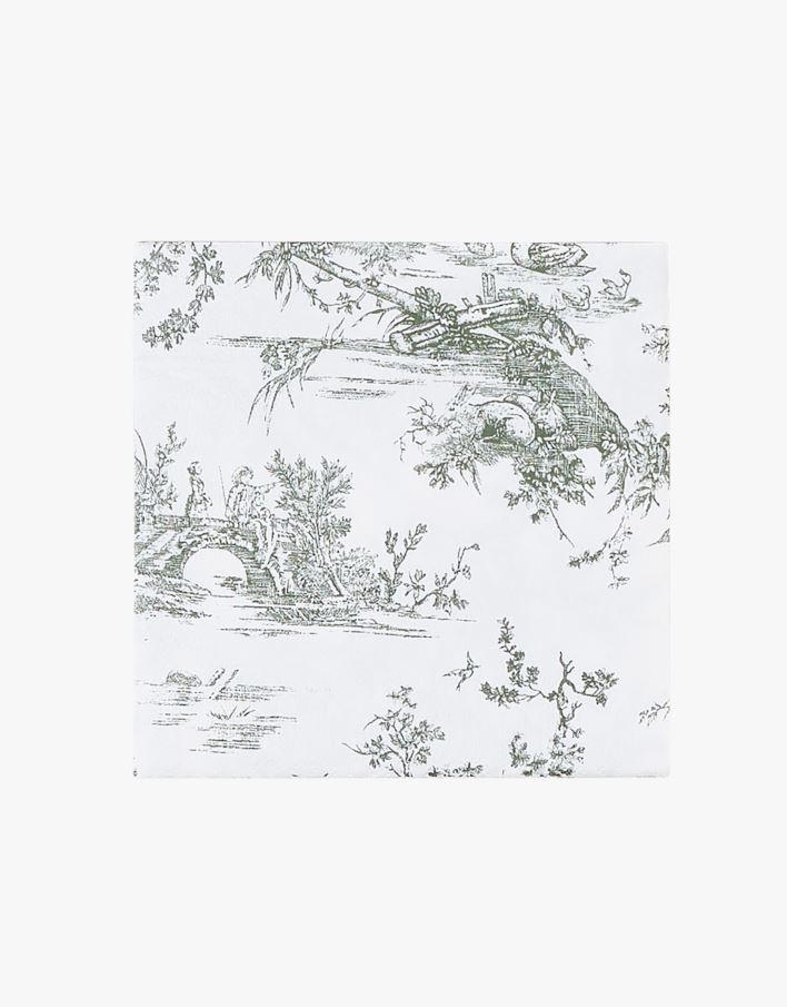 Papirservietter olivengrønn - 33x33 cm olivengrønn - 1