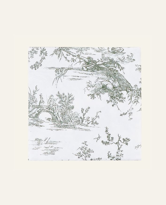 Papirservietter olivengrønn - 33x33 cm olivengrønn - 1