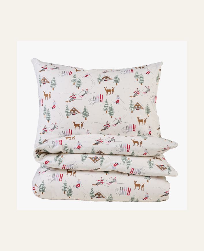 Flanell sengesett multi - 140x220 cm multi - 1