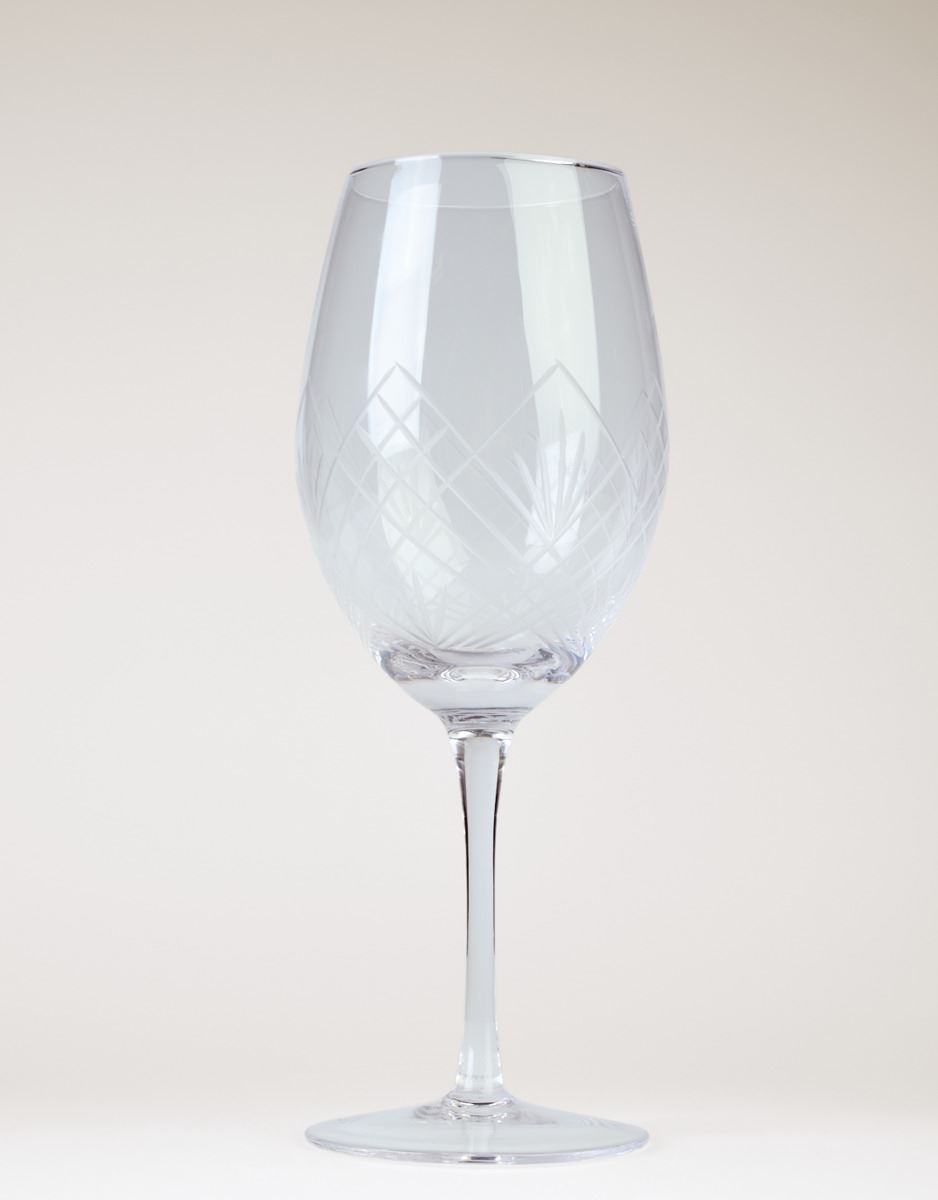 Rødvinsglass transparent - 3