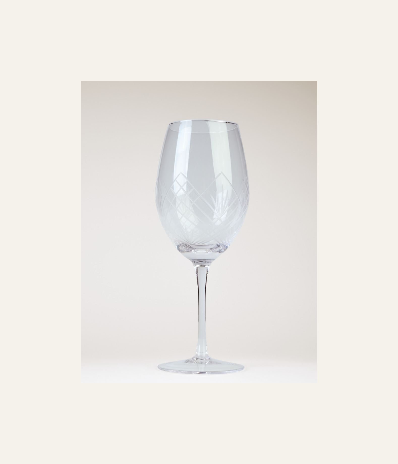 Rødvinsglass transparent - 3