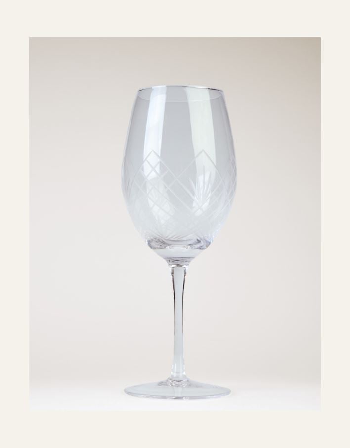 Rødvinsglass transparent - 3