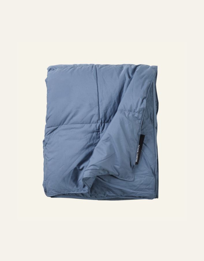 Dunpledd mørk blå - 2