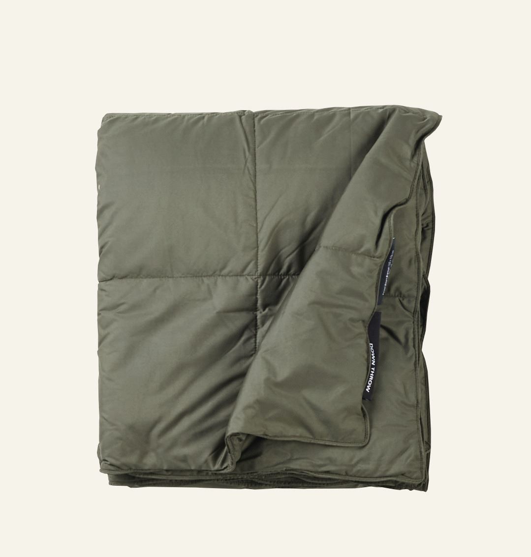 Dunpledd mørk grønn - 2