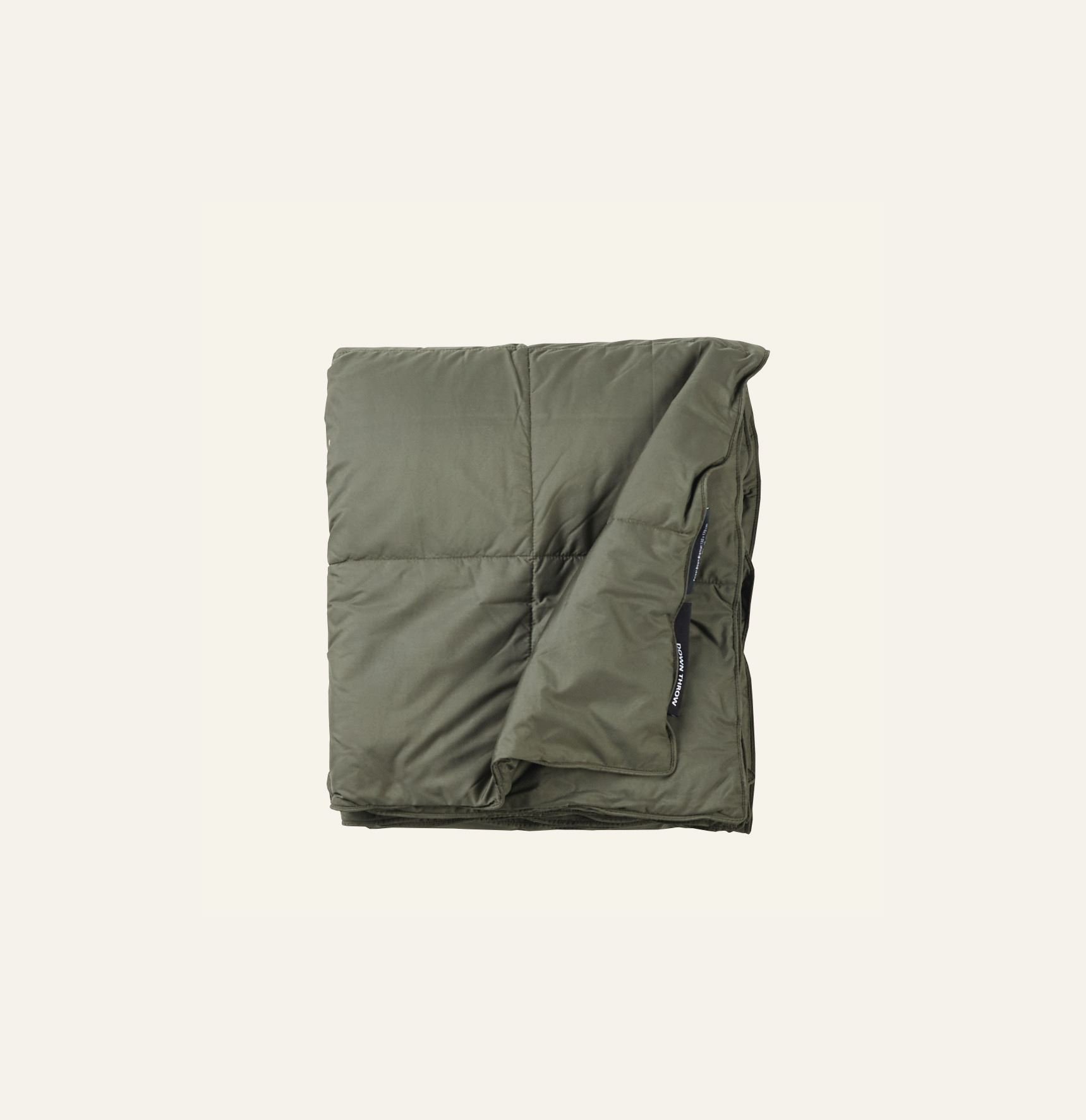 Dunpledd mørk grønn - 2