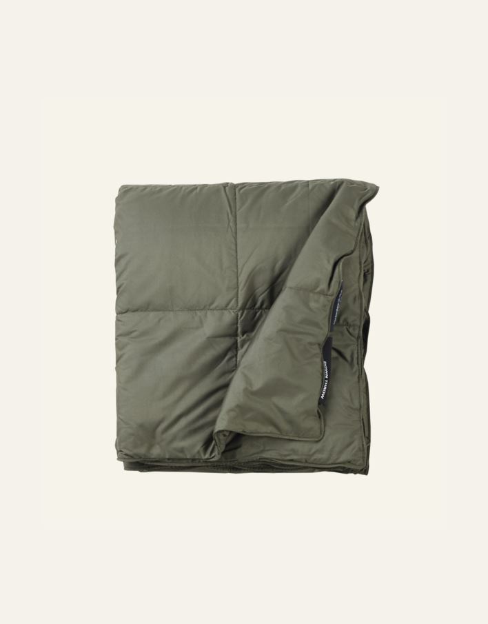 Dunpledd mørk grønn - 2