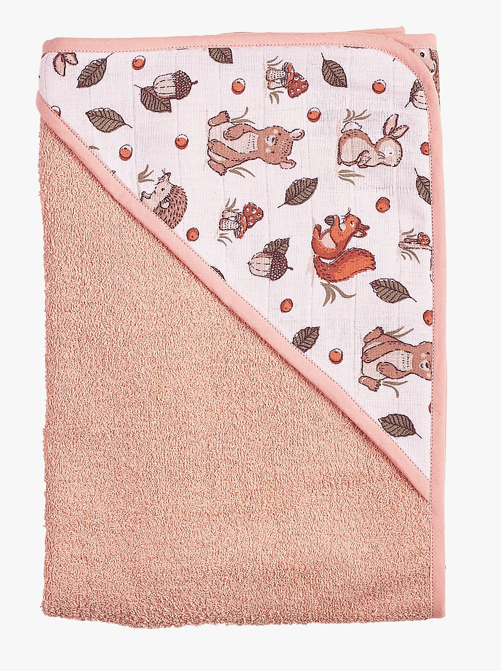 Hettehåndkle rosa - 75x75 cm rosa - 1