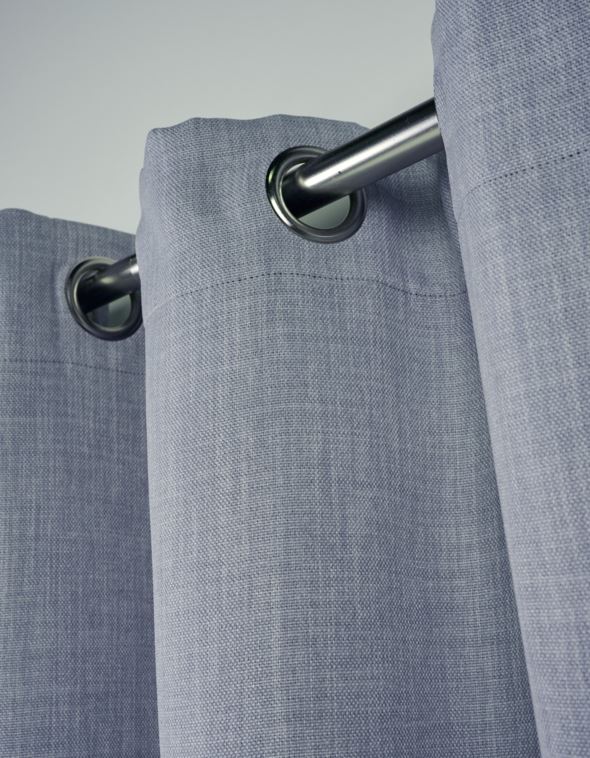 Lysdempende gardin lys blå - 3