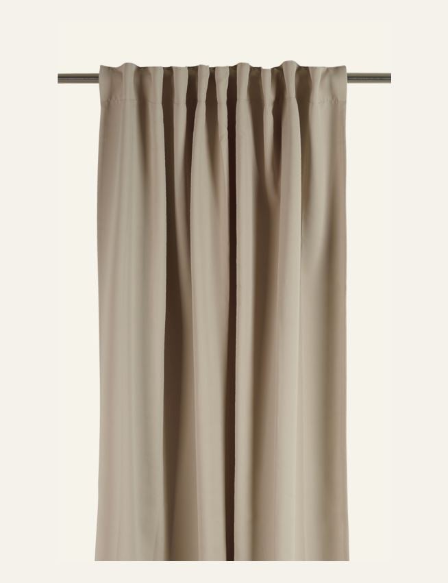 Lysdempende gardin beige - 2