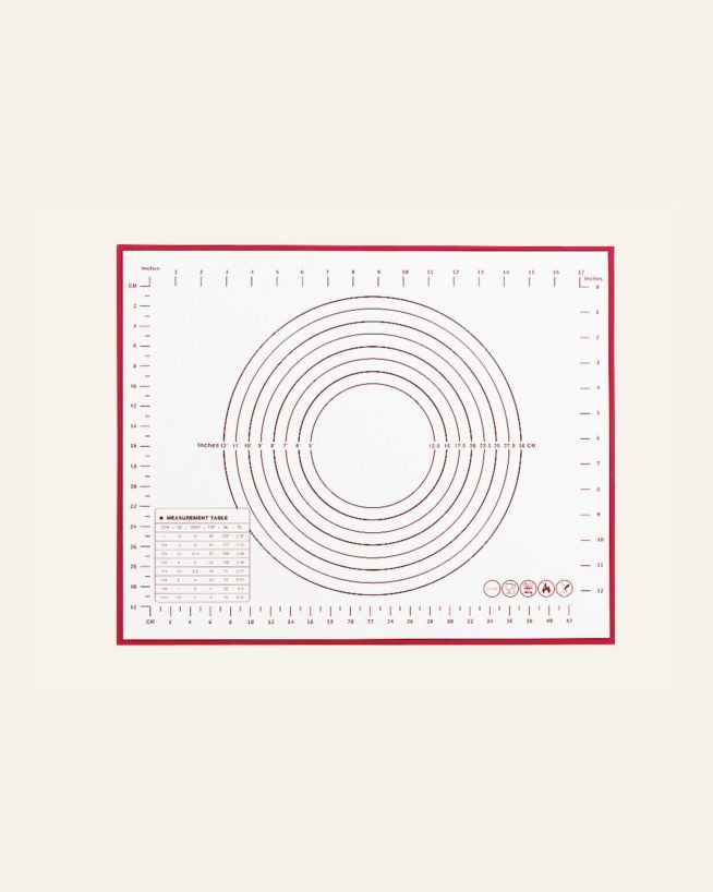 Bakematte hvit - 40x50x0,4 cm hvit - 1