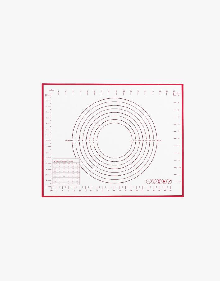 Bakematte hvit - 40x50x0,4 cm hvit - 1