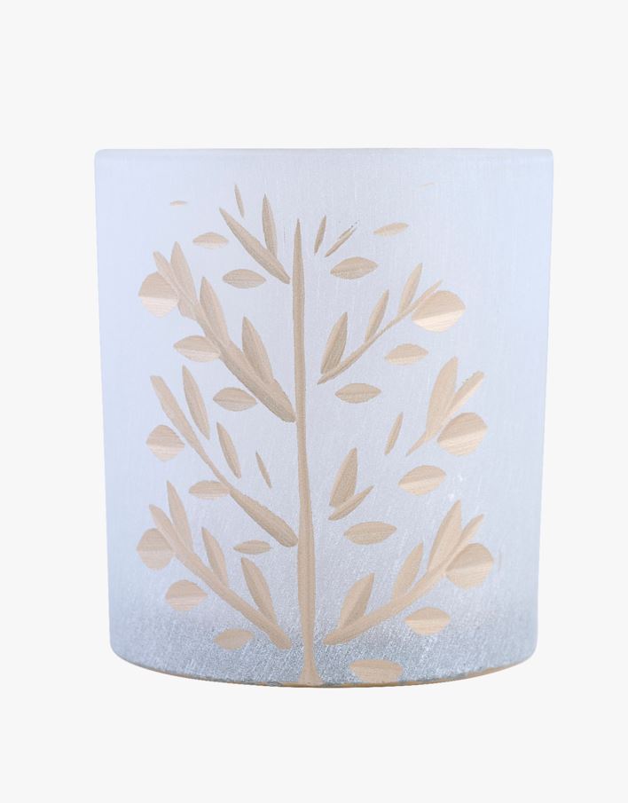 Telysholder hvit - 7,3x7,3x8 cm hvit - 1