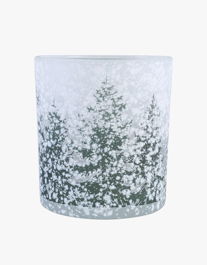 Telysholder mørk grønn - 7,3x7,3x8 cm mørk grønn - 1