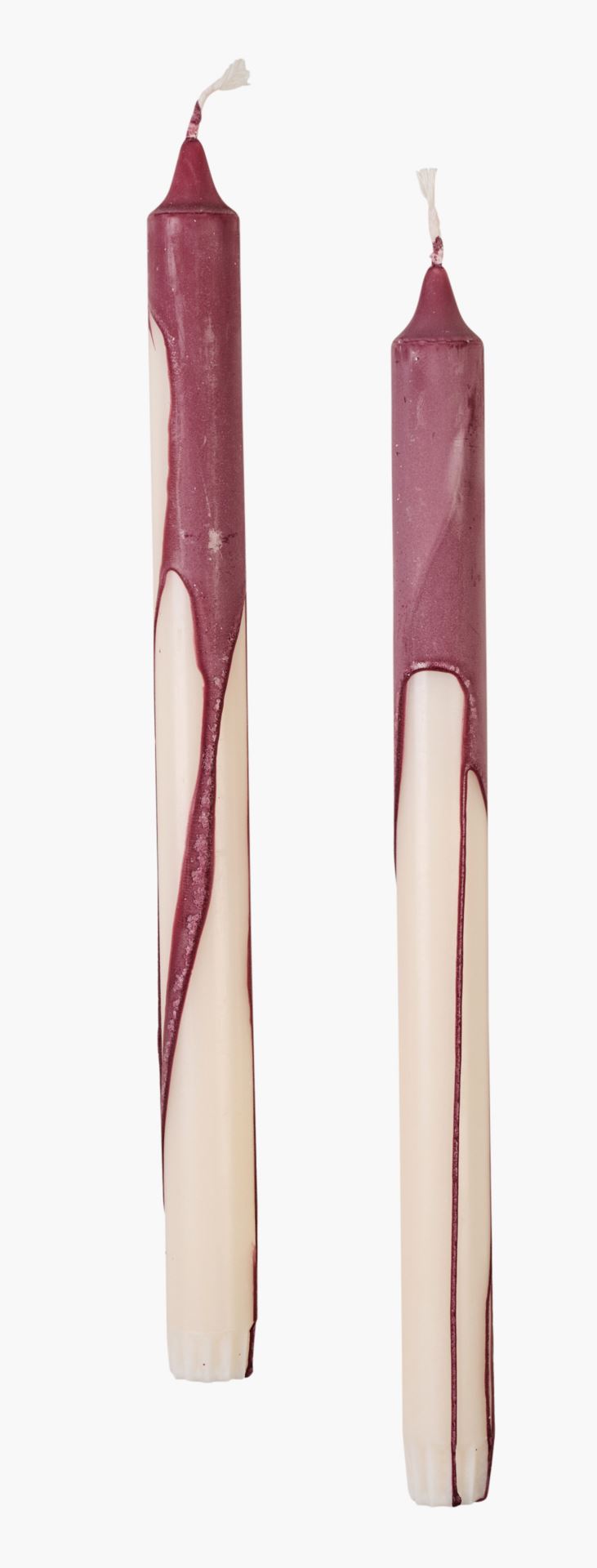 Kronelys burgunder - 30 cm burgunder - 1