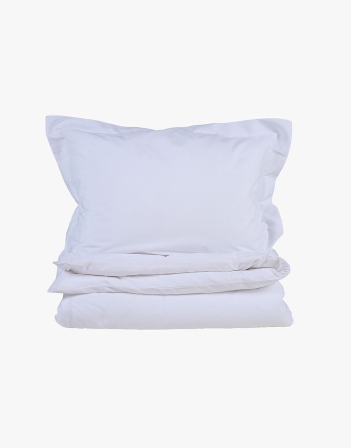 Percale sengesett hvit - 140x220 cm hvit - 1