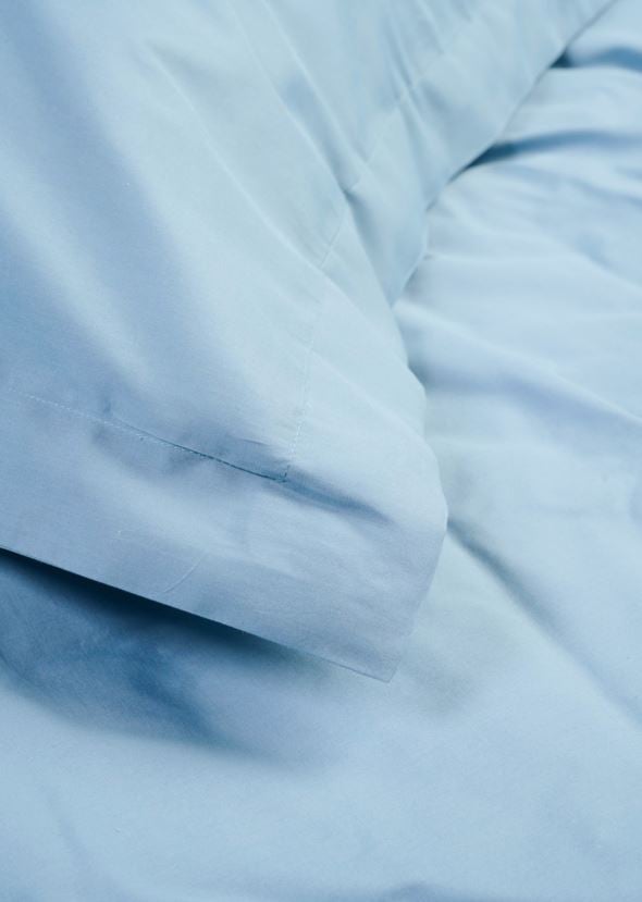 Percale sengesett tåkeblå - 3