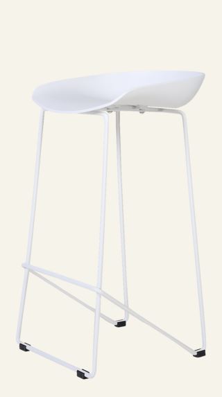 Forms & Objects Bo Barstol Hvit 44x43x79 cm