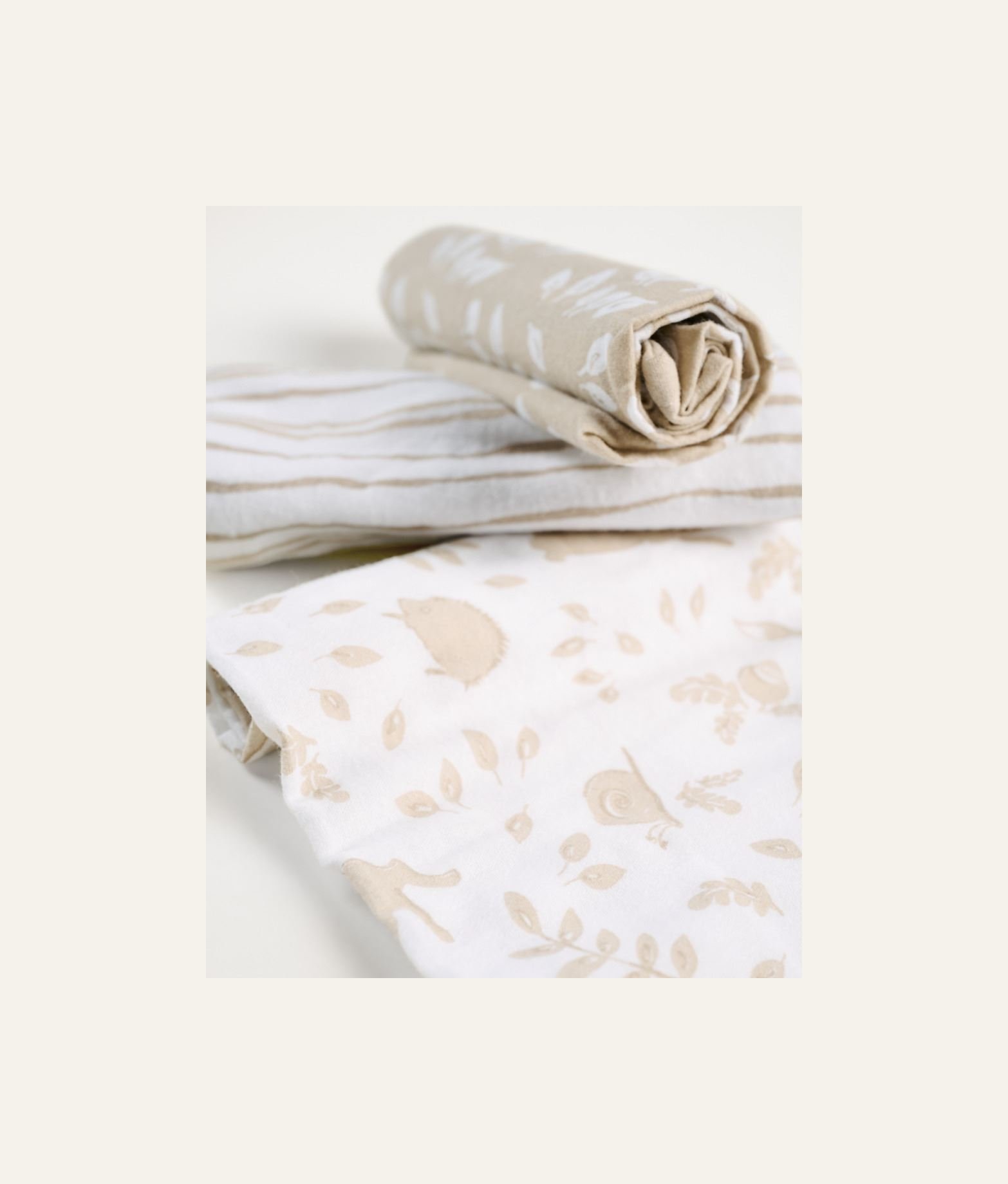Flanellkluter beige - 2