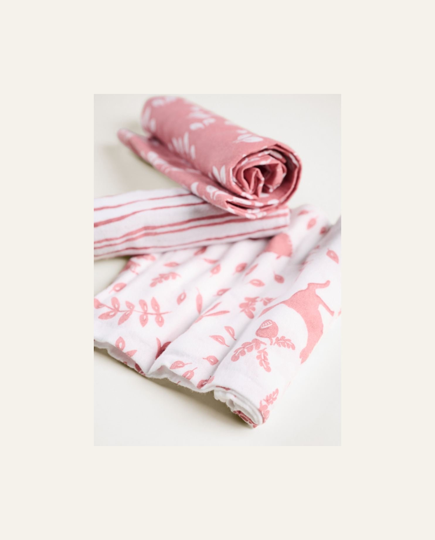 Flanellkluter rosa - 2