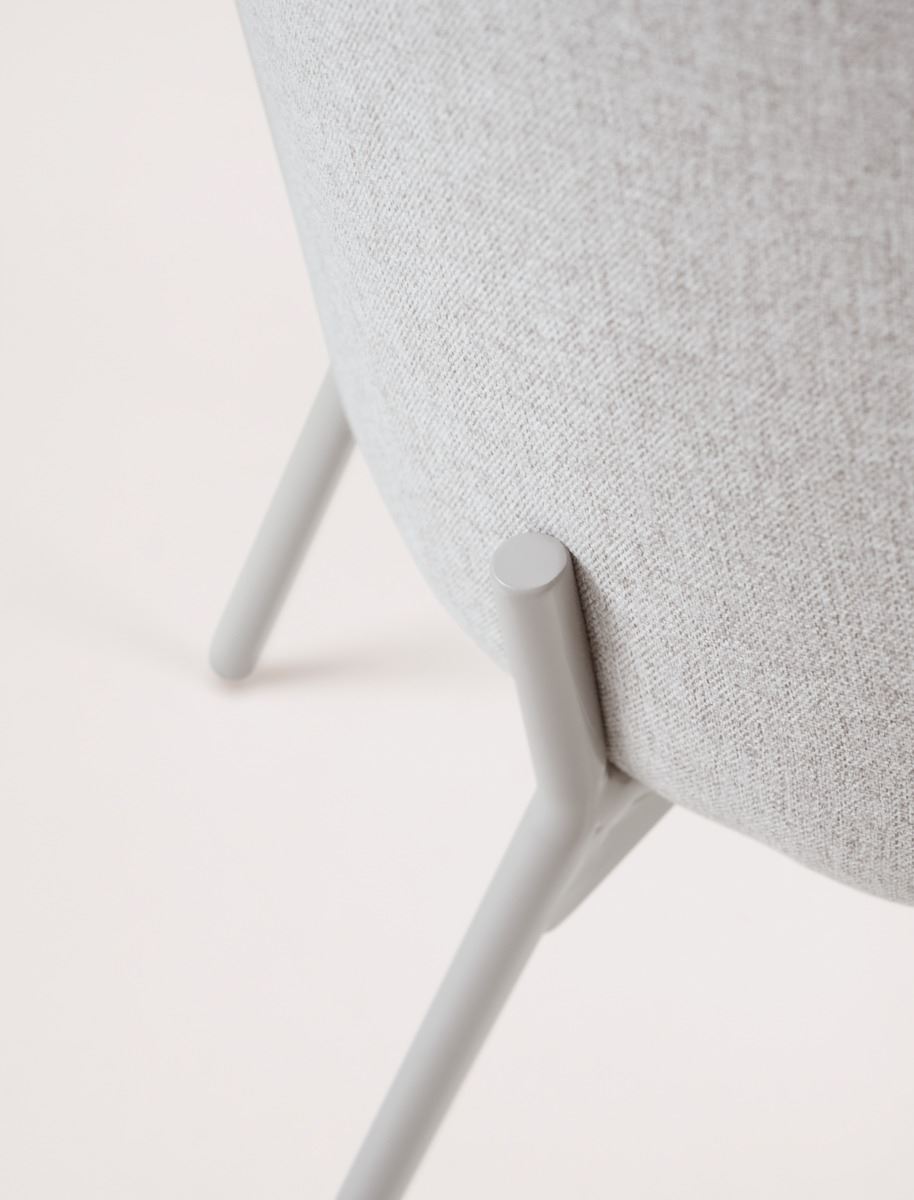 Spisestuestol lys beige - 5