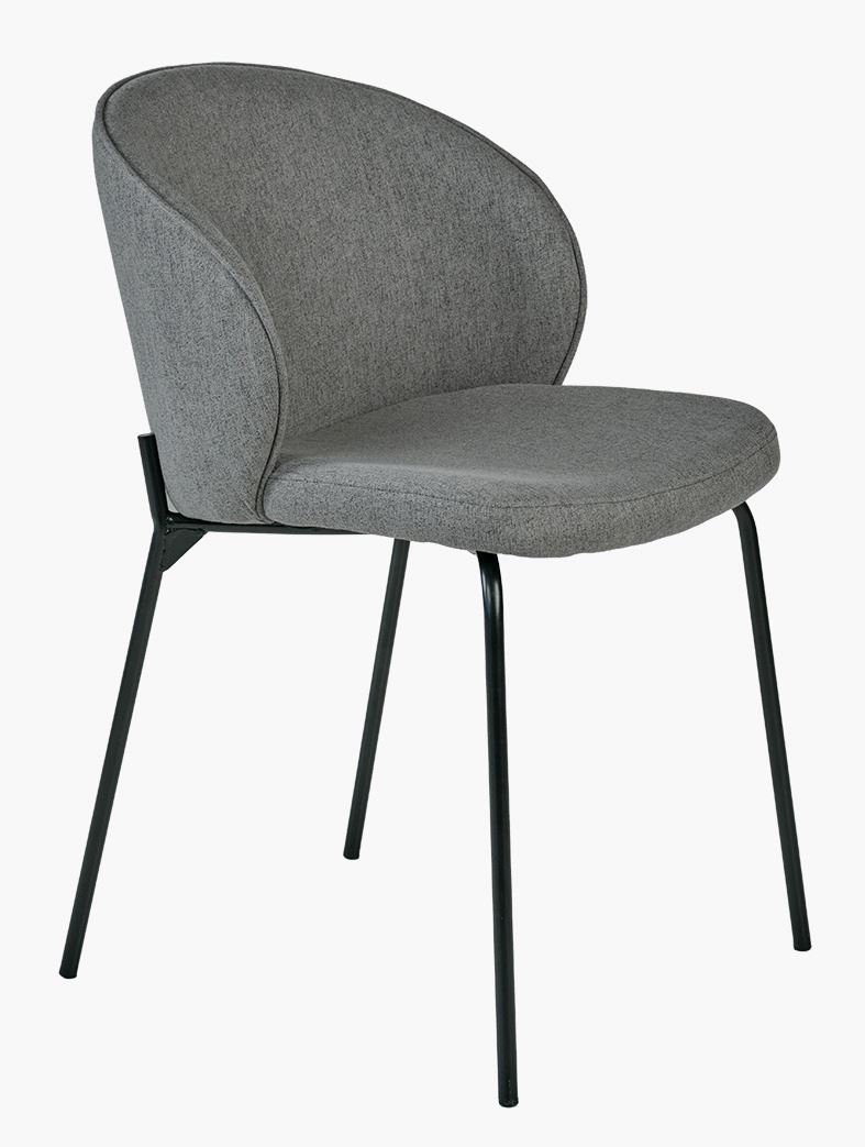 Spisestuestol grå - 57x49.5x80 cm grå - 1