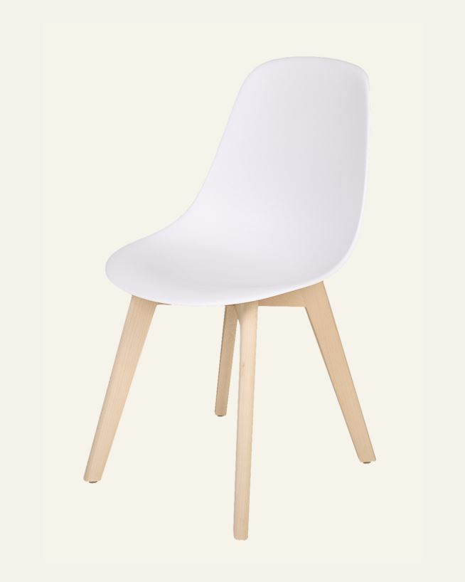 Spisestuestol hvit - 46x52,5x82 cm hvit - 1
