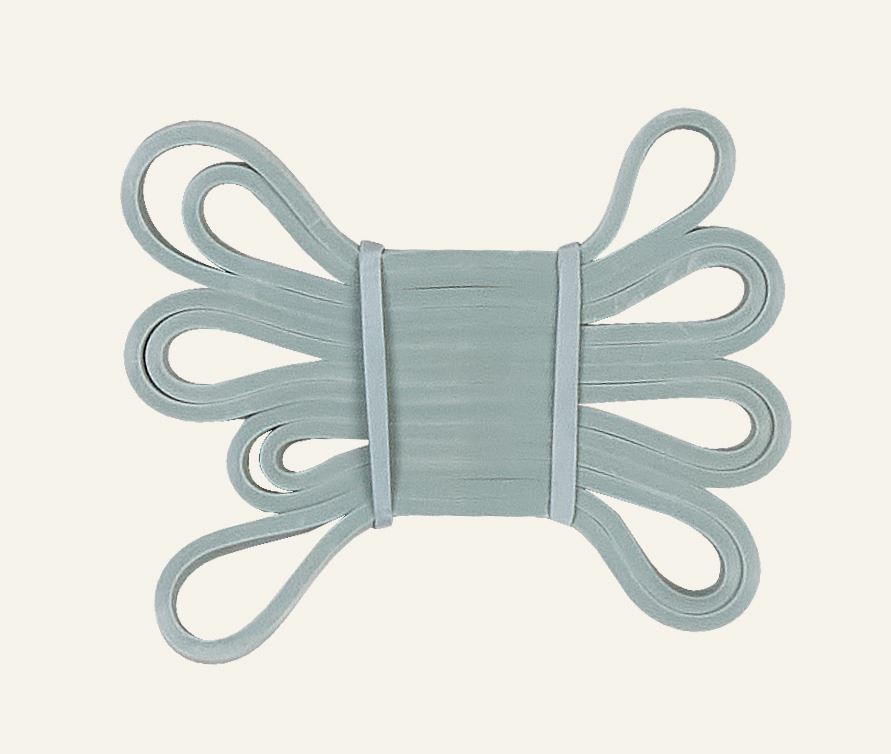 Gummibånd lys blå - 2