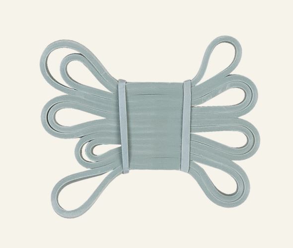 Gummibånd lys blå - 2