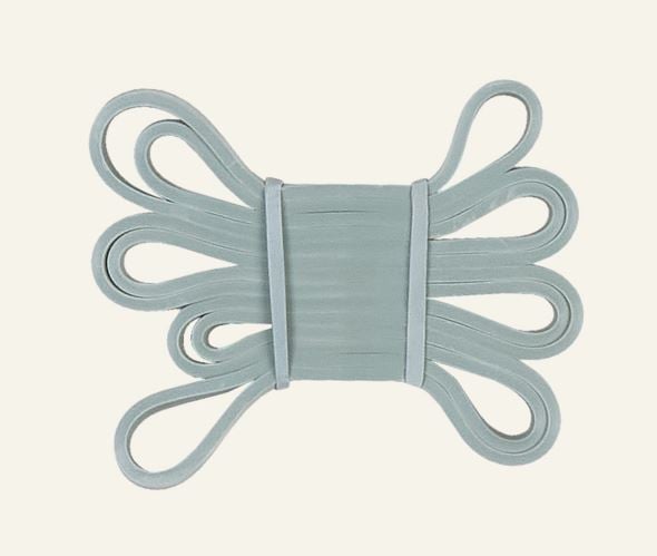 Gummibånd lys blå - 2