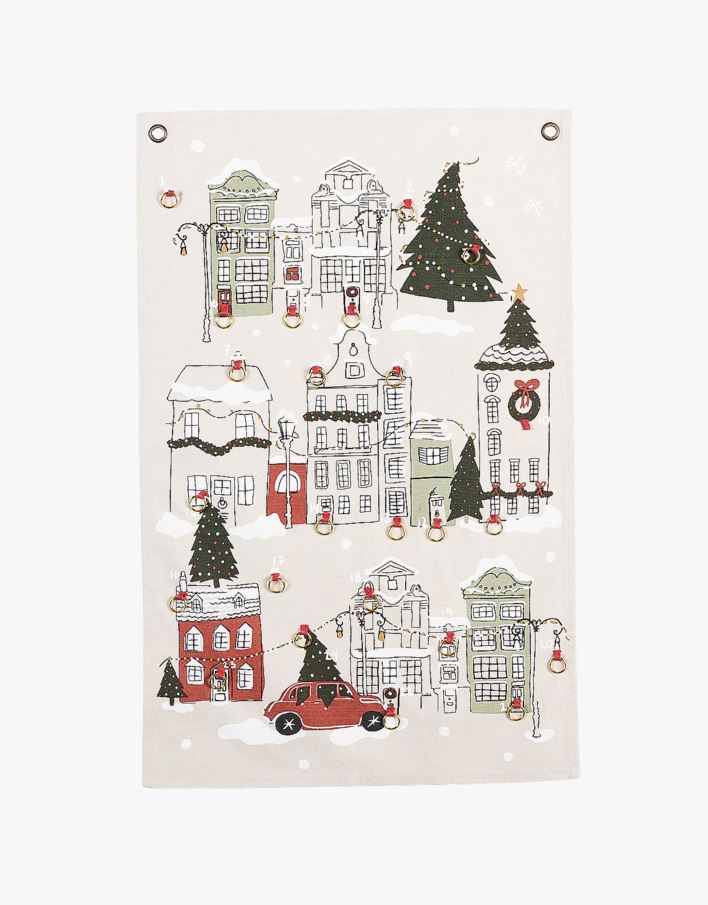 Adventskalender multi - 47x75 cm multi - 1