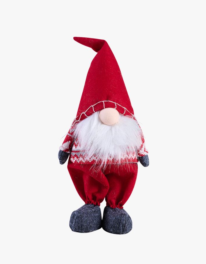 Julenisse multi rød - 16x13x38 cm multi rød - 1