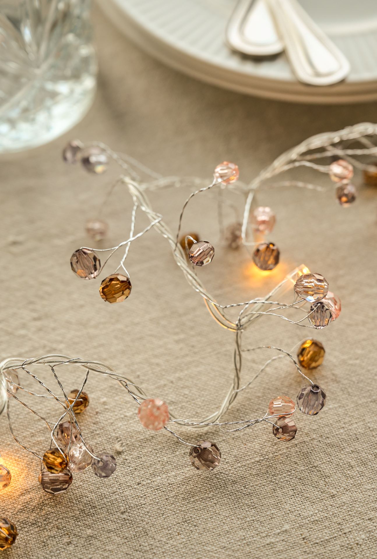 Led lyslenke champagne - 200 cm champagne - 1