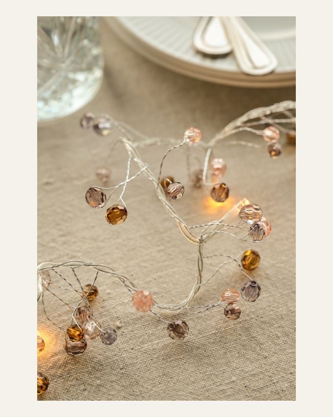 Led lyslenke champagne - 200 cm champagne - 1