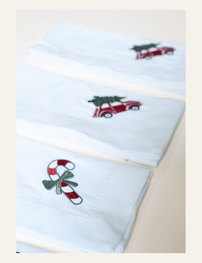 4 pk tøyserviett hvit - 3