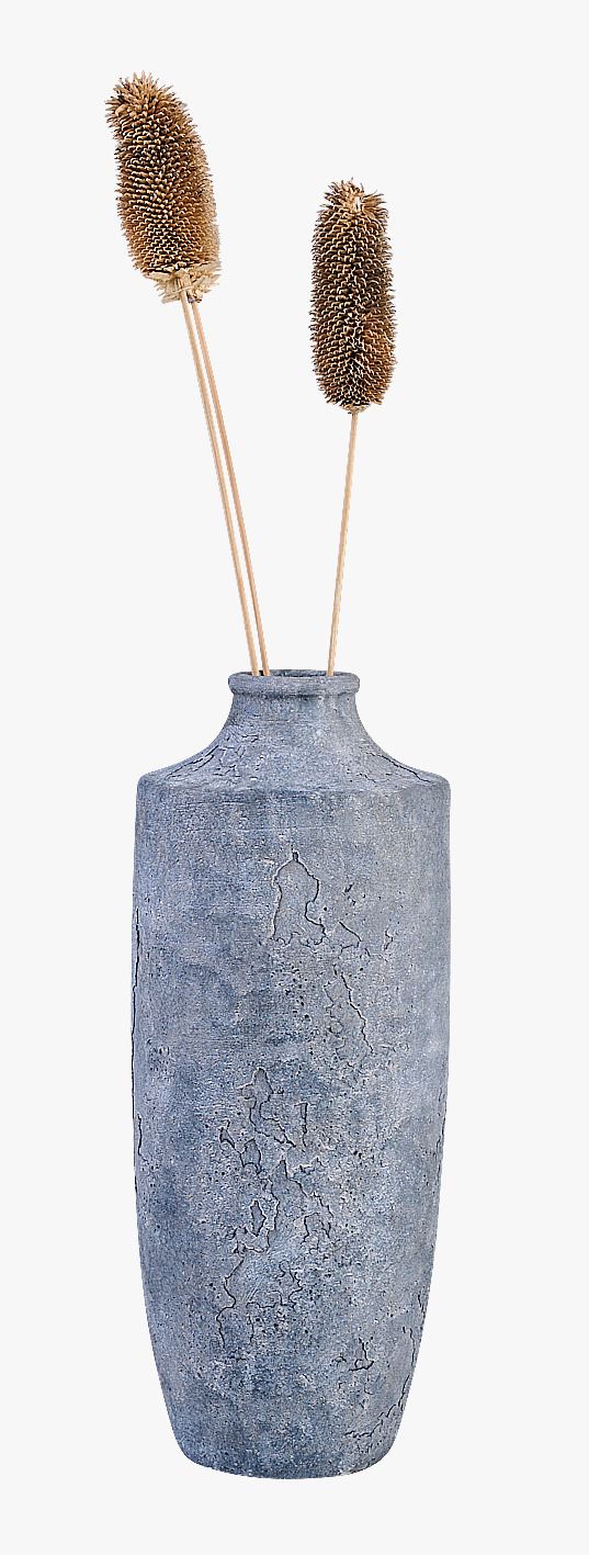 Krukke grå - 17x17x41,5 cm grå - 1