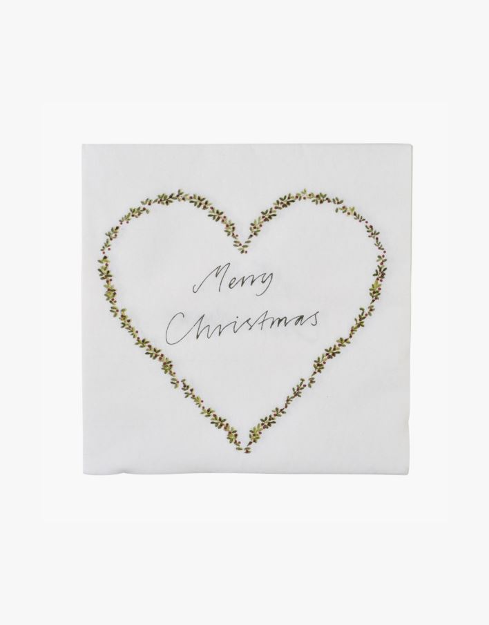 Middagsservietter multi hvit - 40x40 cm multi hvit - 1