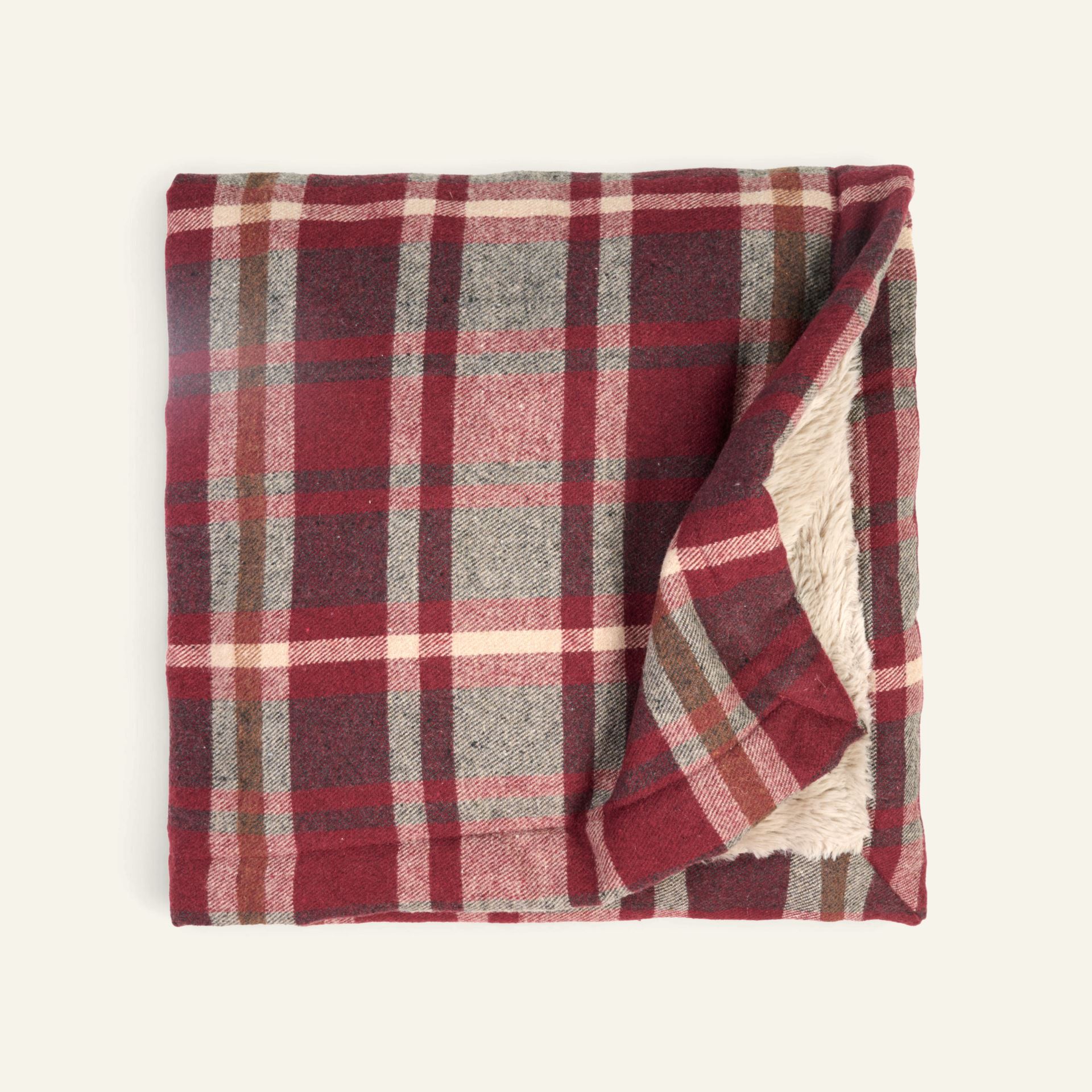 Pelspledd multi rød - 130x170 cm multi rød - 1