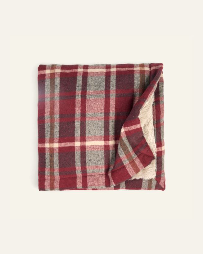 Pelspledd multi rød - 130x170 cm multi rød - 1